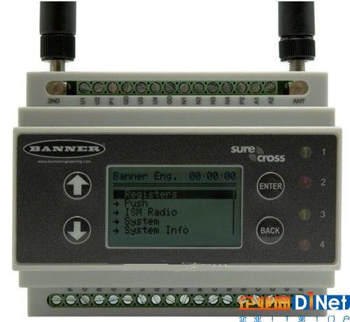 美國邦納全新發(fā)布DXM100無線控制器