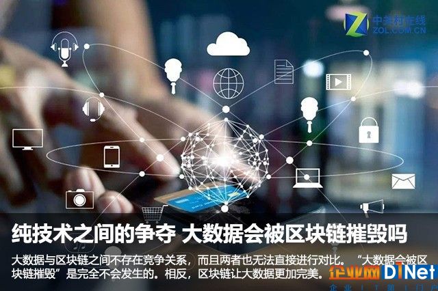 純技術之間的爭奪 大數據會被區塊鏈摧毀嗎